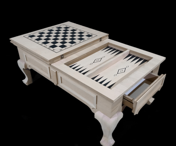 11-LÜKENS TAVLA SATRANÇ SEHPA