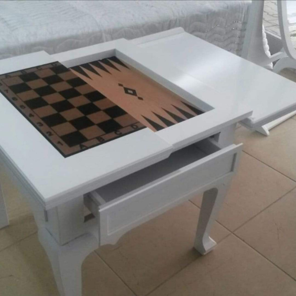 YAN KAPAKLI TAVLA SATRANÇ SEHPA